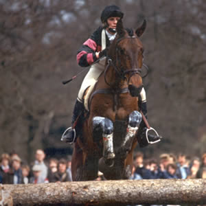 Sophie at Badminton Horse trials. Picture used as cover of Country Life Magazine